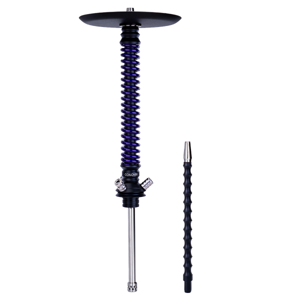 Кальян Mamay Customs Coilovers Чёрно Фиолетовый Лак в Новом Уренгое