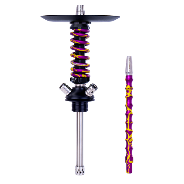 Кальян Mamay Customs Coilover Micro Пурпурно Золотой Сплеш в Новом Уренгое