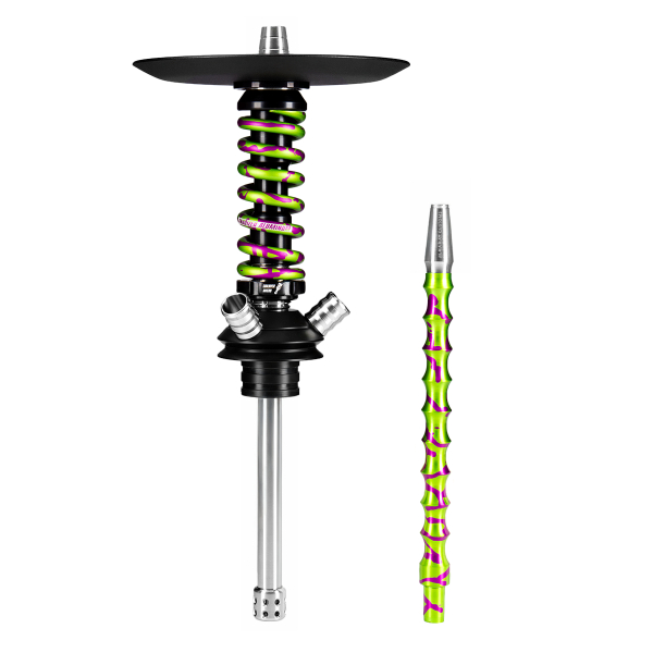 Кальян Mamay Customs Coilover Micro Салатово Пурпурный Сплеш в Новом Уренгое