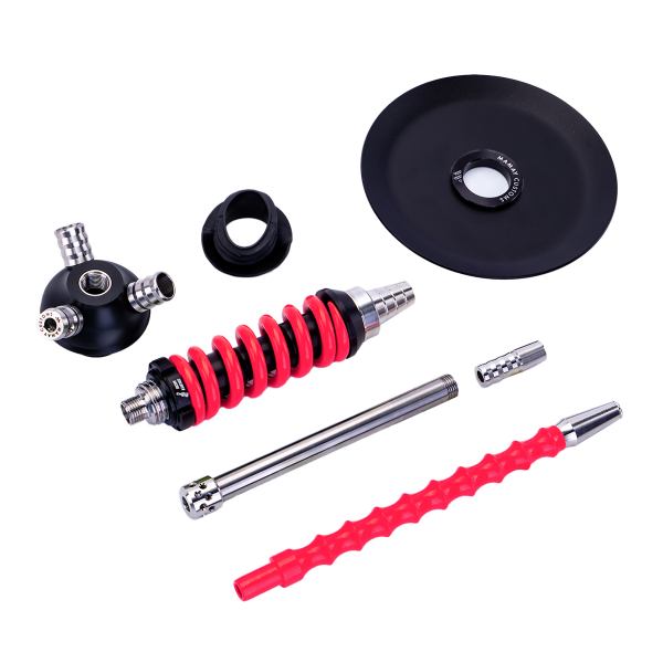 Кальян Mamay Customs Coilover Micro Чёрно Розовый в Новом Уренгое