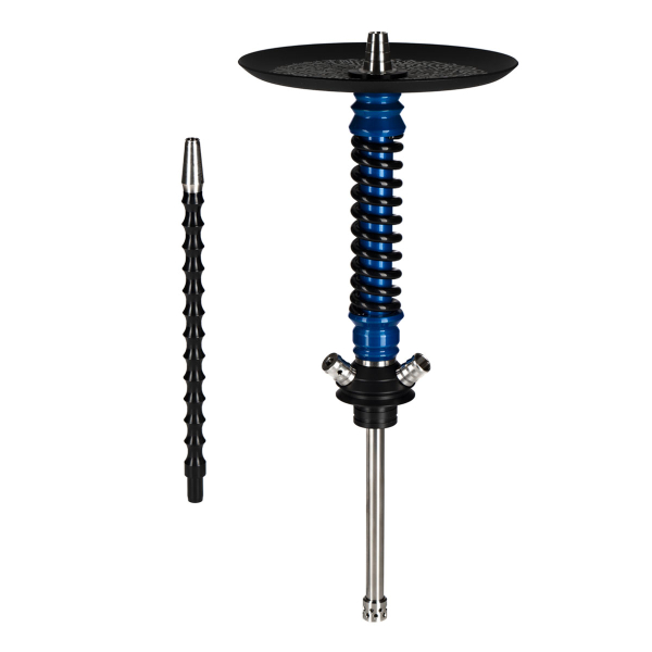 Кальян Mamay Customs Coilovers Mini Голубой Лак Черный Грав. Калиграфия в Новом Уренгое