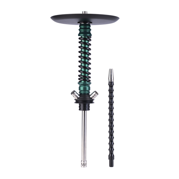 Кальян Mamay Customs Coilovers Mini Зелёный Лак Чёрный   Гр. Кубы в Новом Уренгое