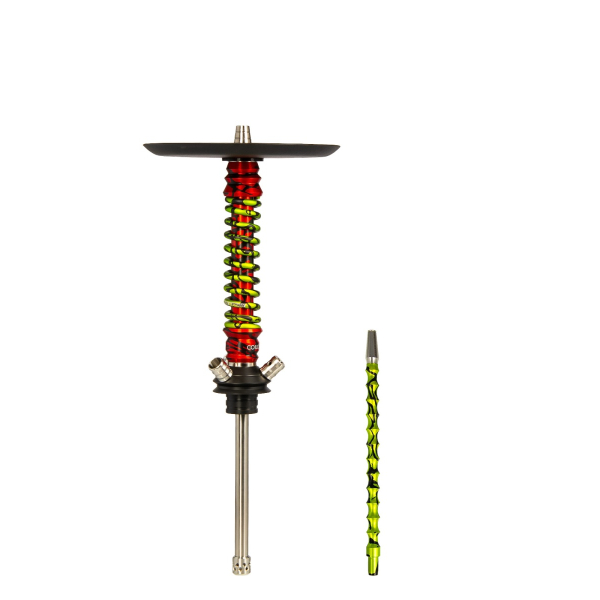Кальян Mamay Customs Coilovers Mini Красный Сплеш Салатовый Сплеш в Новом Уренгое