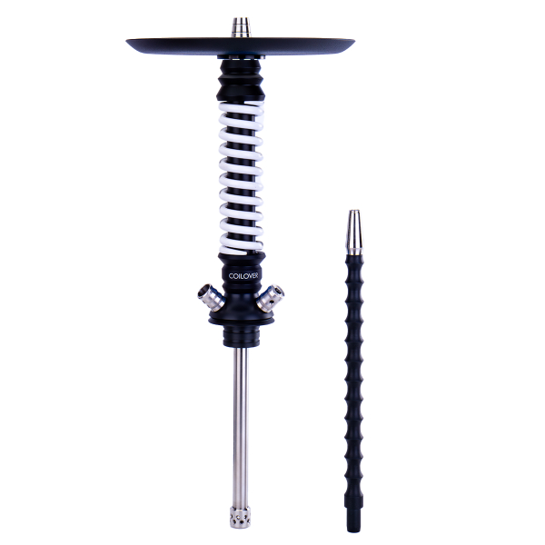 Кальян Mamay Customs Coilovers Mini Чёрно Белый   Гр. Кит в Новом Уренгое