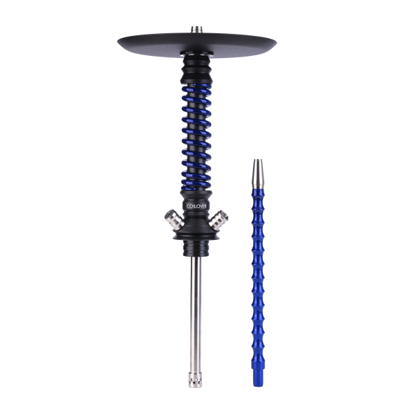 Кальян Mamay Customs Coilovers Mini Чёрно Синий Лак в Новом Уренгое