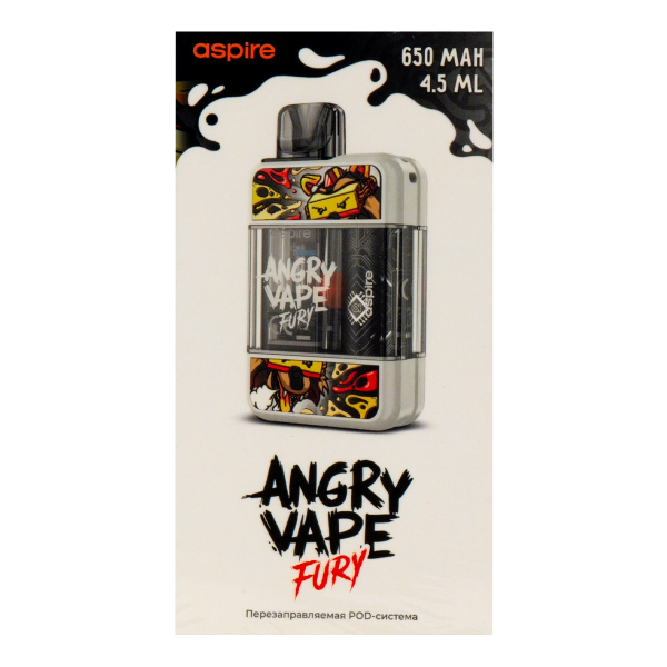 POD-система Brusko Angry Vape Fury 650 Mah Белый в Новом Уренгое