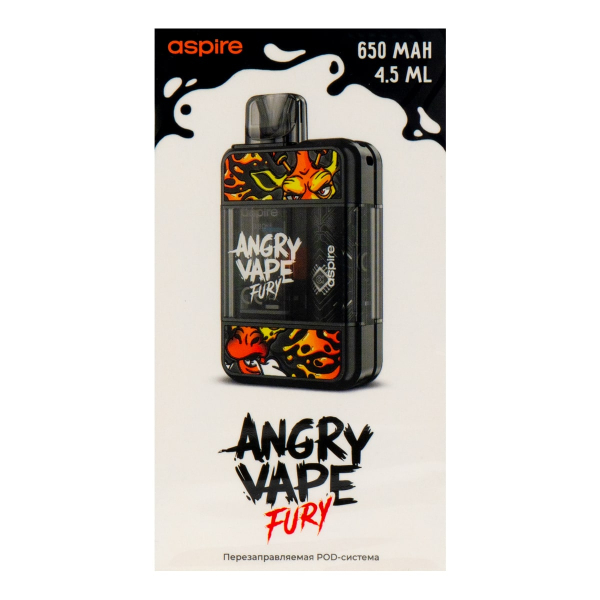 POD-система Brusko Angry Vape Fury 650 Mah Черный в Новом Уренгое