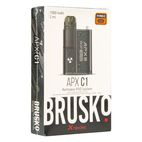 POD-система Brusko Apx C1 Чёрный Шёлк в Новом Уренгое