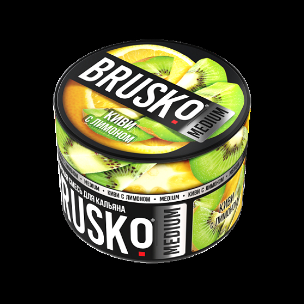 Бестабачная смесь Brusko Киви С Лимоном Medium 50 грамм в Новом Уренгое