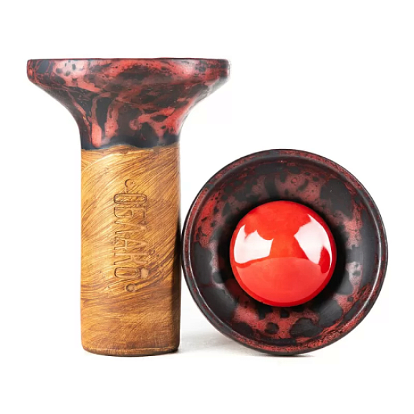 Чаша Облако Flow Red On Black Red Marble в Новом Уренгое