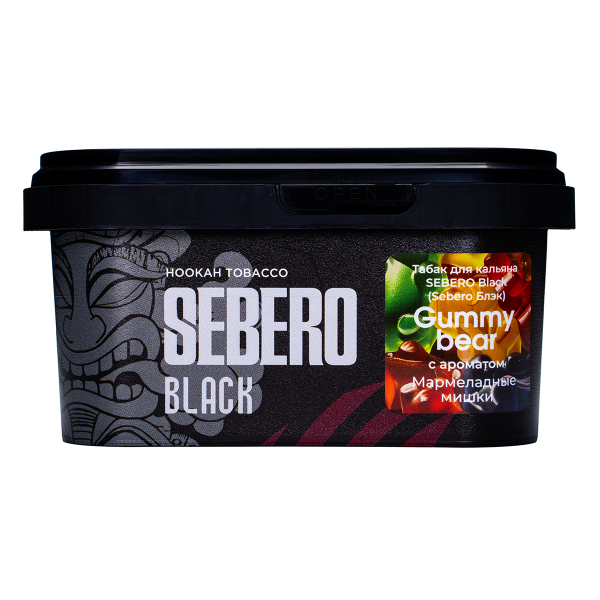 Табак Sebero Black Gummy Bear 200 грамм в Новом Уренгое