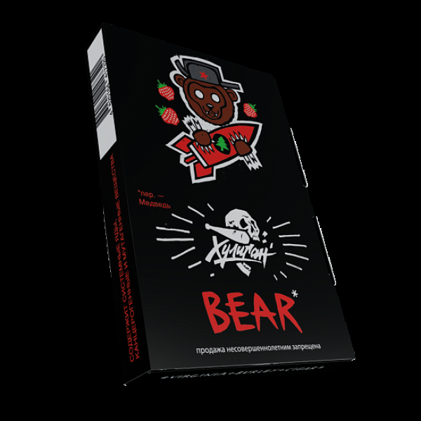 Табак Хулиган Bear Клубника С Елкой 25 грамм в Новом Уренгое