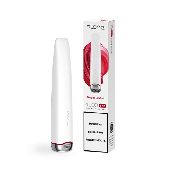 Электронка Plonq Plus Pro Вишня Арбуз 4000 затяжек в Новом Уренгое