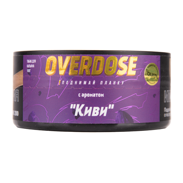 Табак Overdose Kiwi 100 грамм в Новом Уренгое