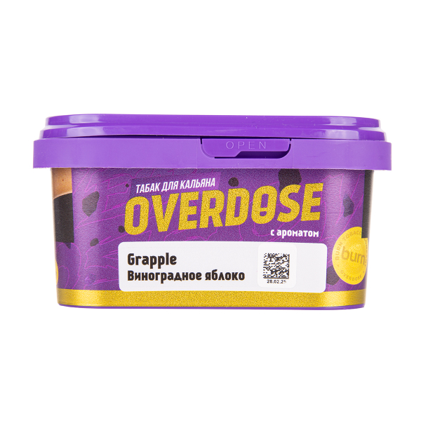 Табак Overdose Grapple 200 грамм в Новом Уренгое