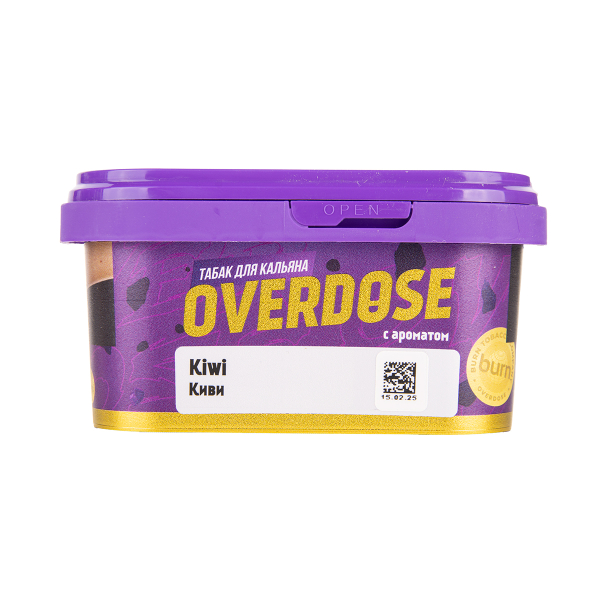 Табак Overdose Kiwi 200 грамм в Новом Уренгое