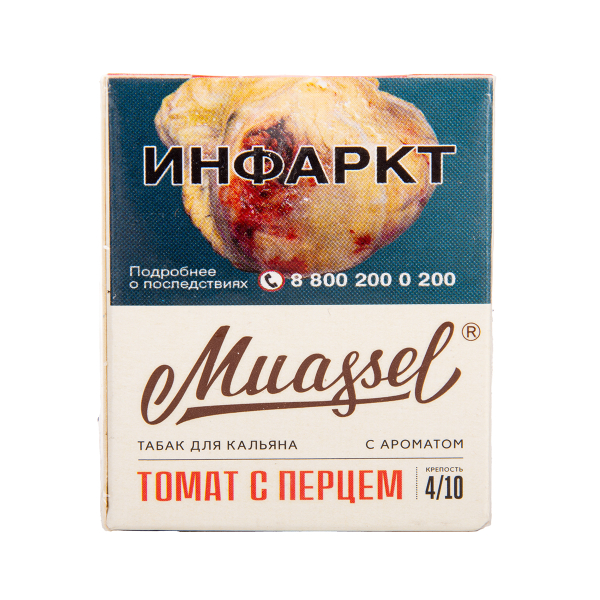 Табак Muassel Medium Томат С перцем 40 грамм в Новом Уренгое