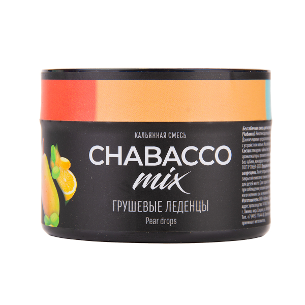 Бестабачная смесь Chabacco Mix Medium Pear Drops 40 грамм в Новом Уренгое