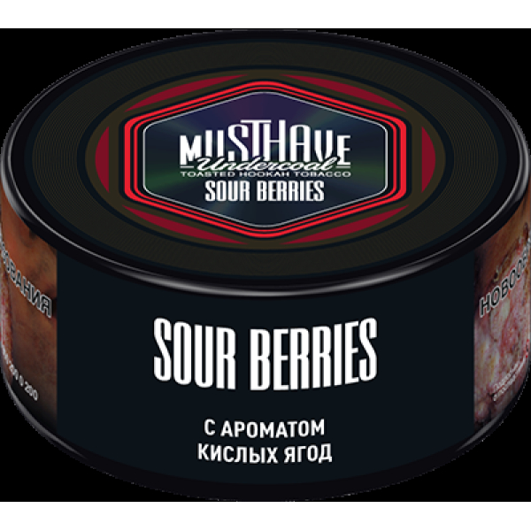 Табак Must have Sour Berries 25 грамм в Новом Уренгое