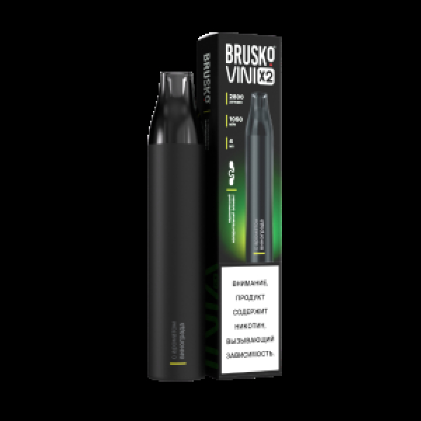 Электронка Brusko Vini X2 Грейпфрут 2800 затяжек в Новом Уренгое