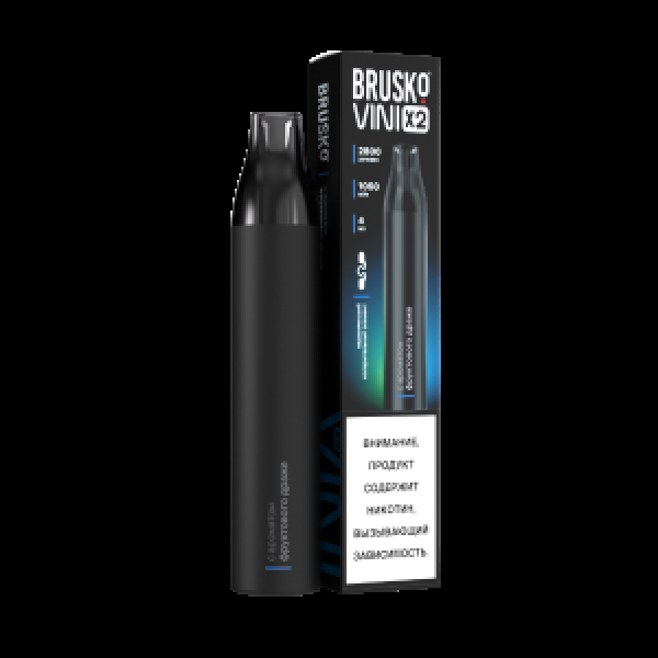 Электронка Brusko Vini X2 Фруктовое Драже 2800 затяжек в Новом Уренгое
