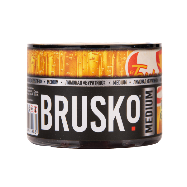 Бестабачная смесь Brusko Zero Лимонад  Буратино 50 грамм в Новом Уренгое