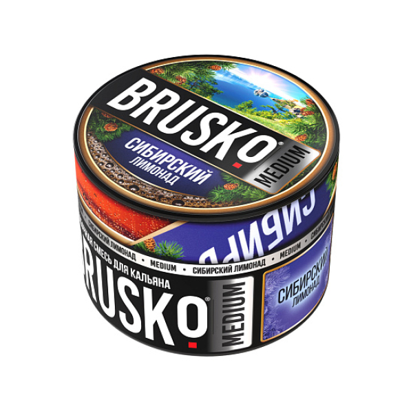 Бестабачная смесь Brusko Zero Сибирский Лимонад 50 грамм в Новом Уренгое