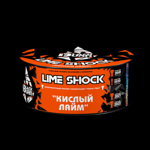 Табак BlackBurn Lime Shock 100 грамм в Новом Уренгое