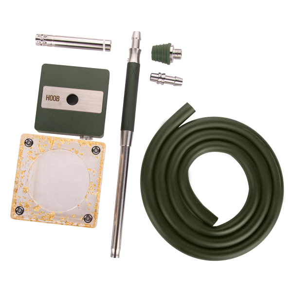 Кальян Hoob Subatom British Racing Green X Ss | Cube Mini Gold в Новом Уренгое