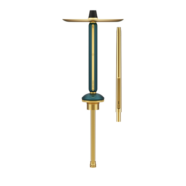 Кальян Alpha Hookah Echo Gold Emerald Green в Новом Уренгое