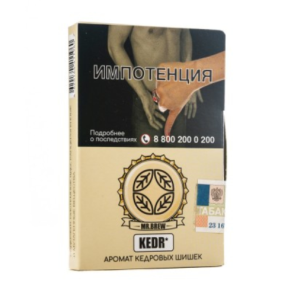 Табак Mr Brew Kedr Аромат Кедровых Шишек 25 грамм в Новом Уренгое