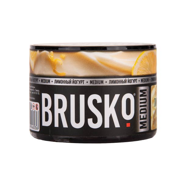 Бестабачная смесь Brusko Лимонный Йогурт 50 грамм в Новом Уренгое