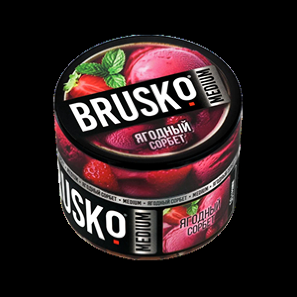 Бестабачная смесь Brusko Ягодный Сорбет 50 грамм в Новом Уренгое