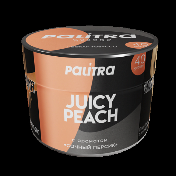 Табак Palitra Juicy Peach Сочный Персик 40 грамм в Новом Уренгое