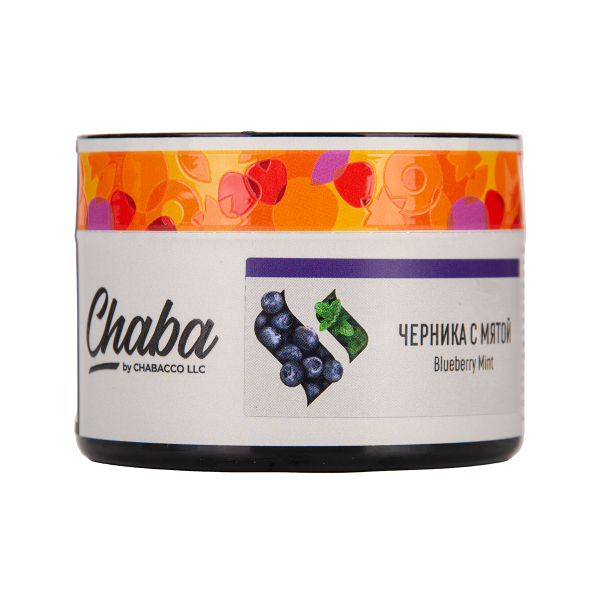 Бестабачная смесь Chaba Blueberry Mint Nicotine Free 40 грамм в Новом Уренгое