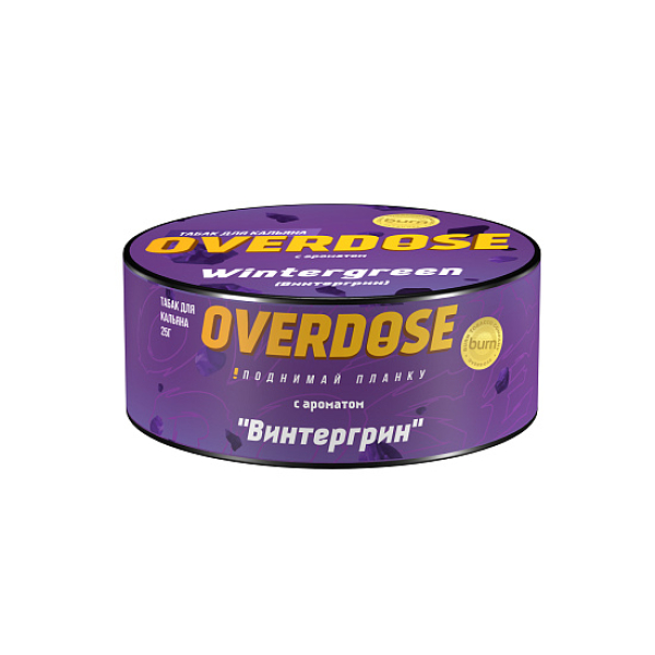 Табак Overdose Wintergreen 25 грамм в Новом Уренгое
