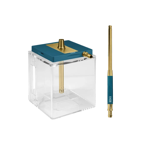 Кальян Hoob Atom Marine Blue X Gold | Hoob Cube в Новом Уренгое