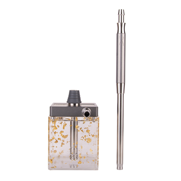 Кальян Hoob Subatom Space Grey X Ss | Cube Mini Gold в Новом Уренгое