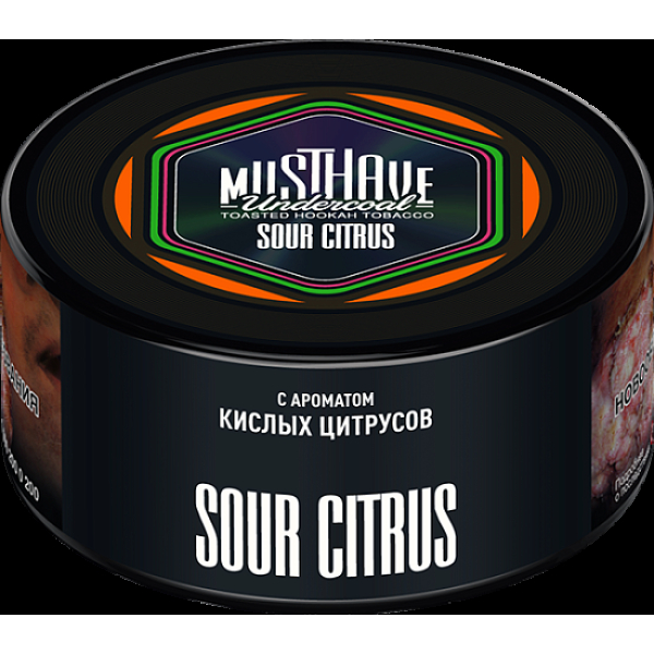 Табак Must Have Sour Citrus 125 грамм в Новом Уренгое