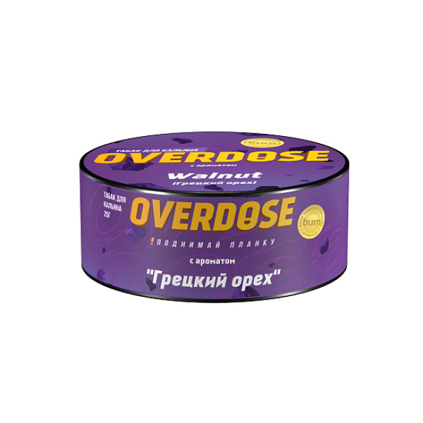 Табак Overdose Walnut 25 грамм в Новом Уренгое