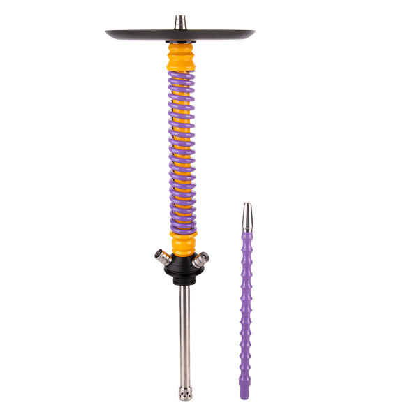Кальян Mamay Customs Coilover Большой  Жёлтый Сирень в Новом Уренгое