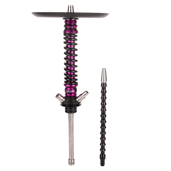 Кальян Mamay Customs Coilover Mini  Пурпурный Сплеш Чёрный в Новом Уренгое