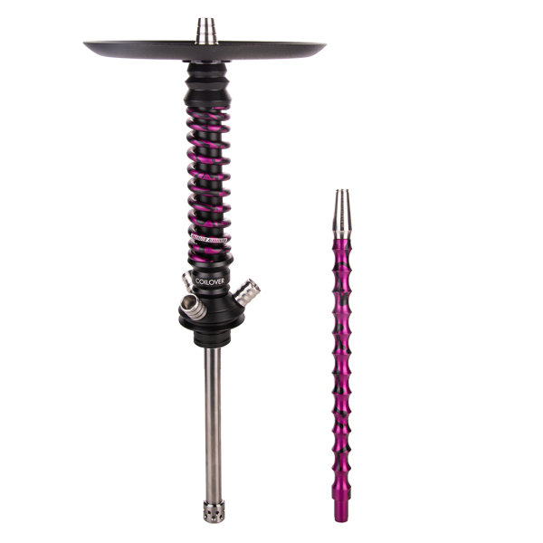 Кальян Mamay Customs Coilover Mini  Чёрный Пурпурный Сплеш в Новом Уренгое