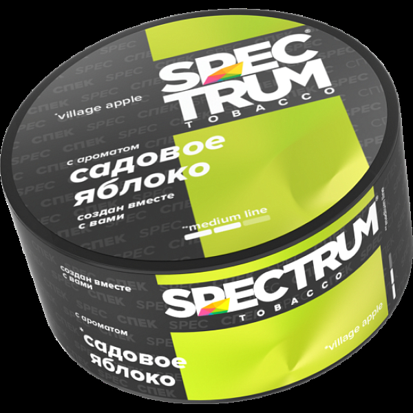 Табак Spectrum Medium Line Village Apple 25 грамм в Новом Уренгое