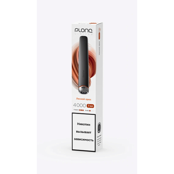 Электронка Plonq Plus Pro Black Лесной Орех 4000 затяжек в Новом Уренгое