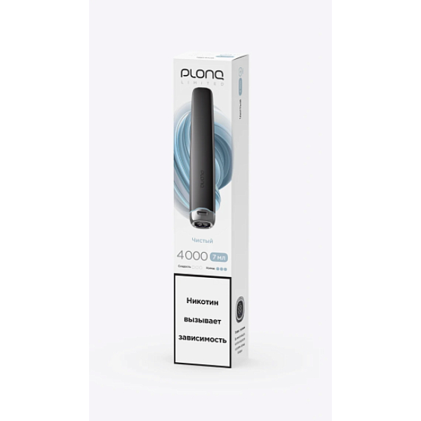Электронка Plonq Plus Pro Black Чистый 4000 затяжек в Новом Уренгое