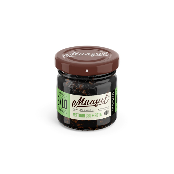 Табак Muassel Extra Strong Мятная Свежесть 40 грамм в Новом Уренгое