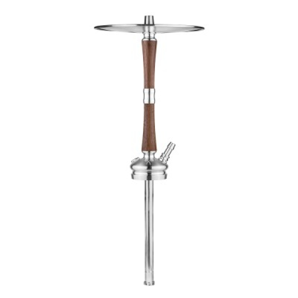 Кальян Hoob Go Pro Wood American Walnut Stainless Steel в Новом Уренгое