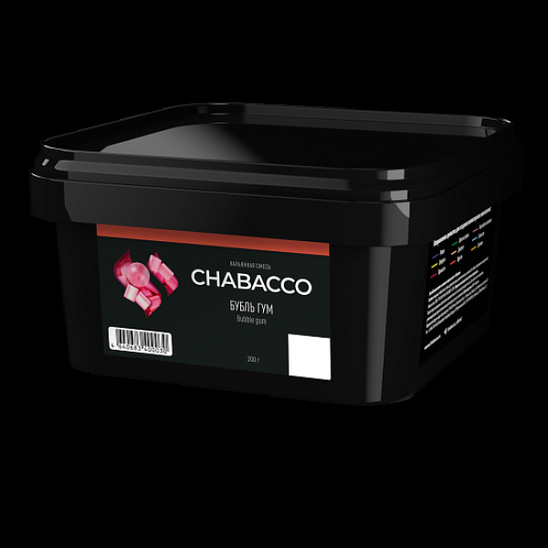 Бестабачная смесь Chabacco Bubble Gum Бубль Гум Medium 200 грамм в Новом Уренгое