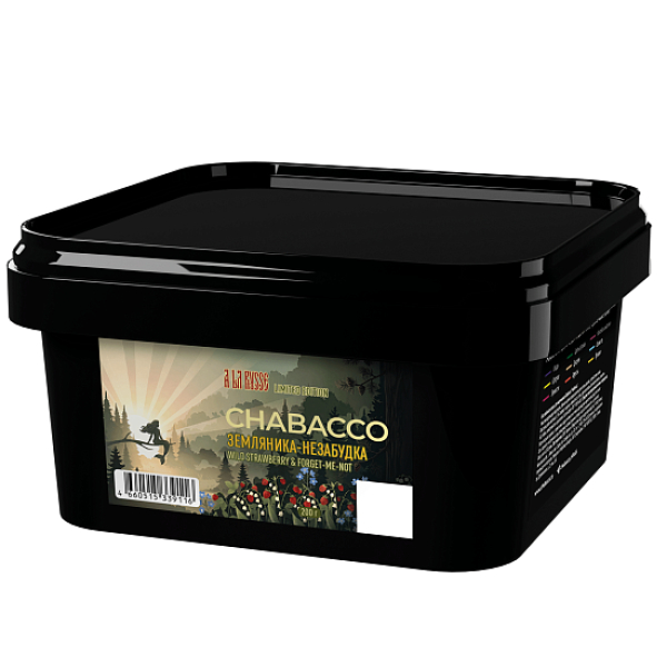 Бестабачная смесь Chabacco Le Strawberry & Forget Me Not Земляника Незабудка Medium 200 грамм в Новом Уренгое